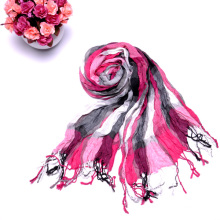 2014 Custom Design Multicoloridos Longo Wrinkle manta lenços